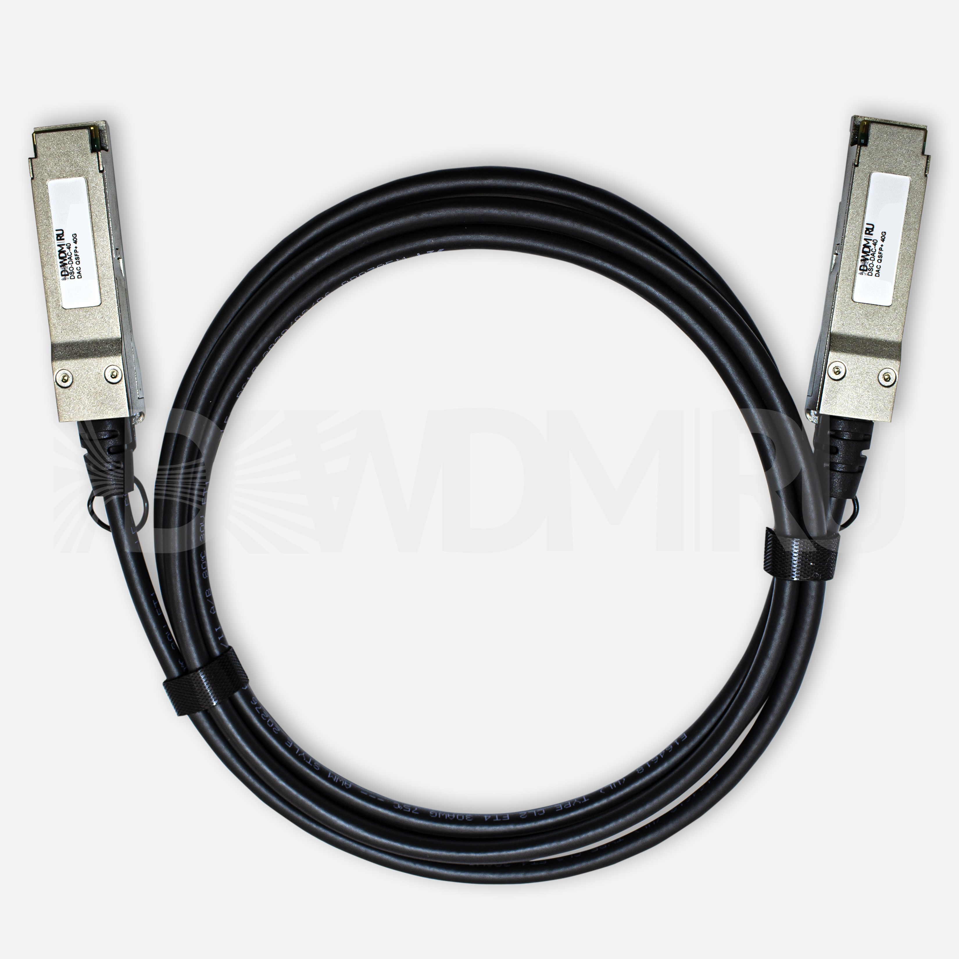 Mellanox совместимый кабель Direct Attached (DAC), QSFP+, 30AWG, 40 Гб/с, 2 м